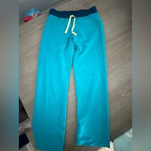 Figs Teal Pants
